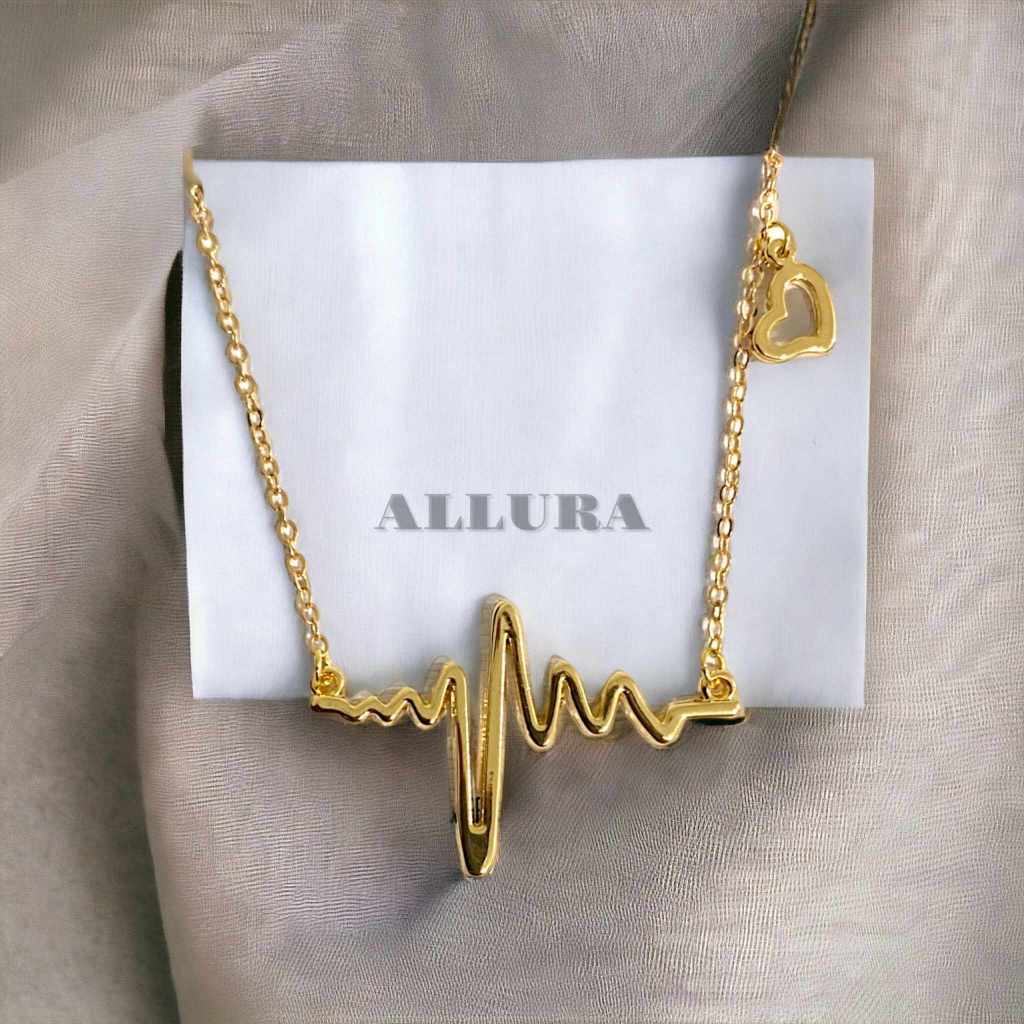 KALUNG KOREA 1-1 GOLD PULSE KALUNG SIMPLE ELEGAN FOR WOMEN
