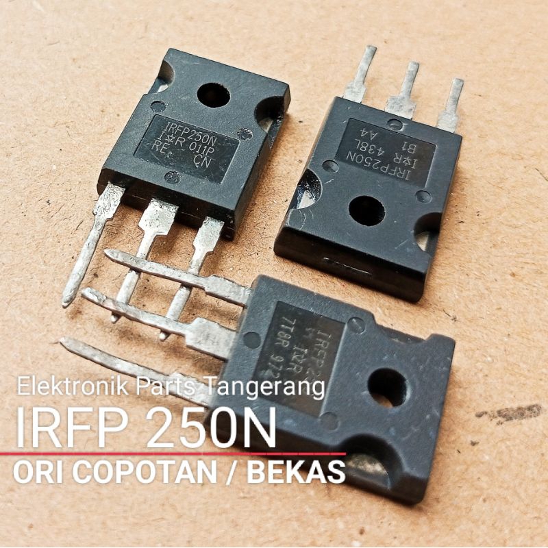 MOSFET IRFP250N ORIGINAL (BEKAS/COPOTAN) MOSFET IRFP 250 N MOSFET IRFP 250N IRFP250 IC TRANSISTOR IR