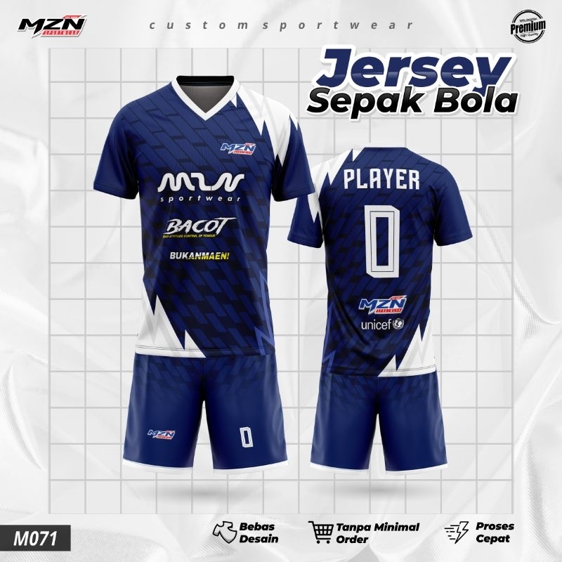 [ Bisa Satuan ] Jersey Futsal & Sepak Bola Custom Design