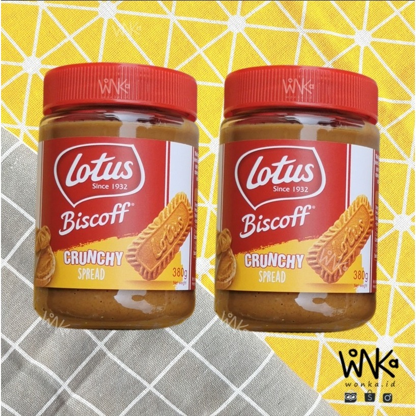 

Lotus Crunchy Spread - Selai Speculoos 380 gr - Biscoff Caramel Cookie