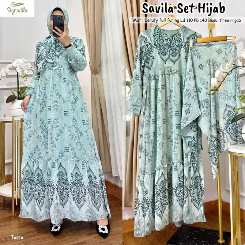 GAMIS SABILA SET JILBAB