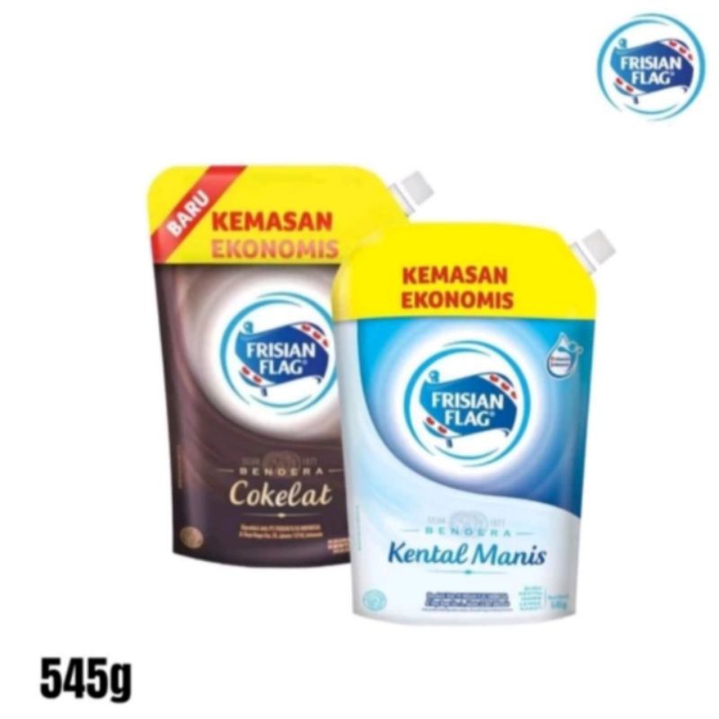 

Frisian Flag Susu Bendera Kental Manis Kemasan Pouch 545ml