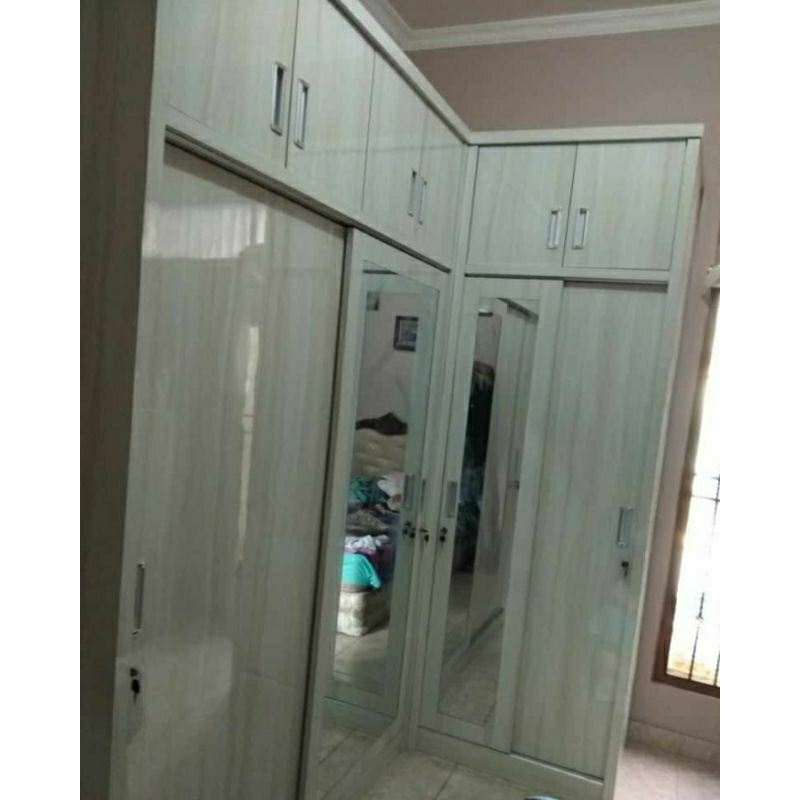 lemari model L custom hpl