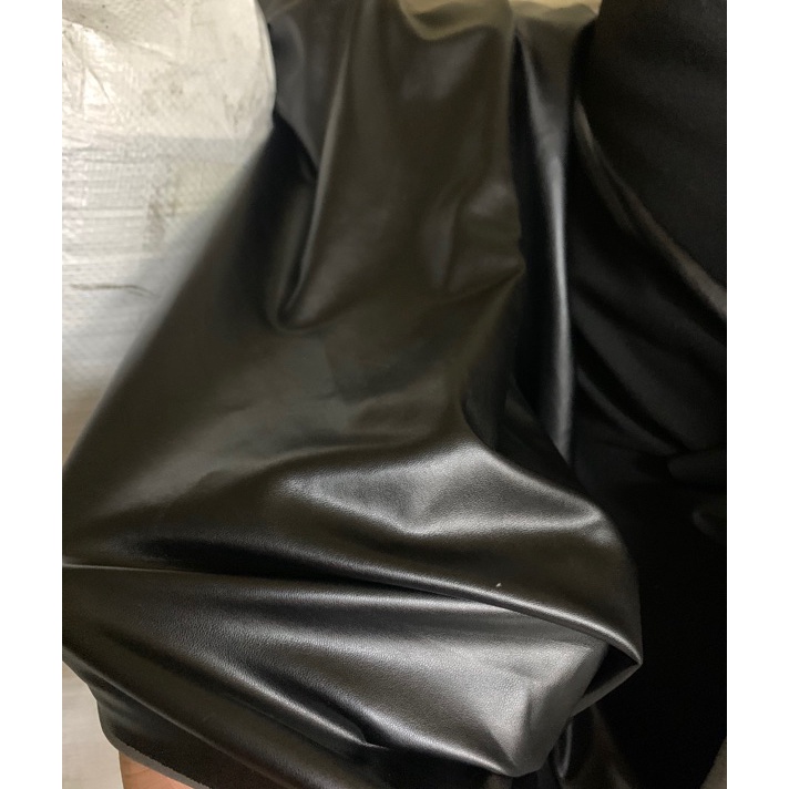 New Kain Bahan Latex Kulit Jetblack Premium