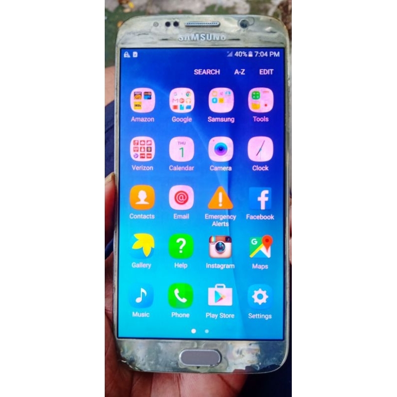 lcd Samsung S6 G920F sm-g920f g920 original Copotan normal