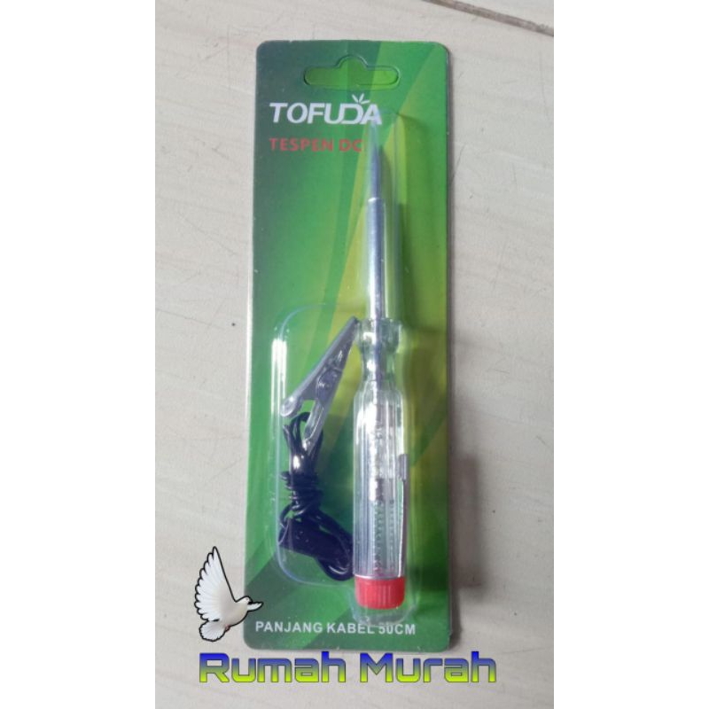 Obeng Tespen Kabel DC- Tespen kabel Aki DC Tofuda