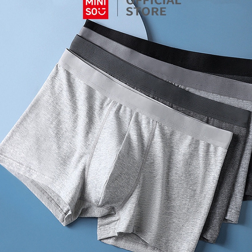 HOT SALE MINISO Celana Dalam Boxer Pria ISI 3 PCS Underwear Buah Pakaian Dalam Pria Mens Boxers Seri