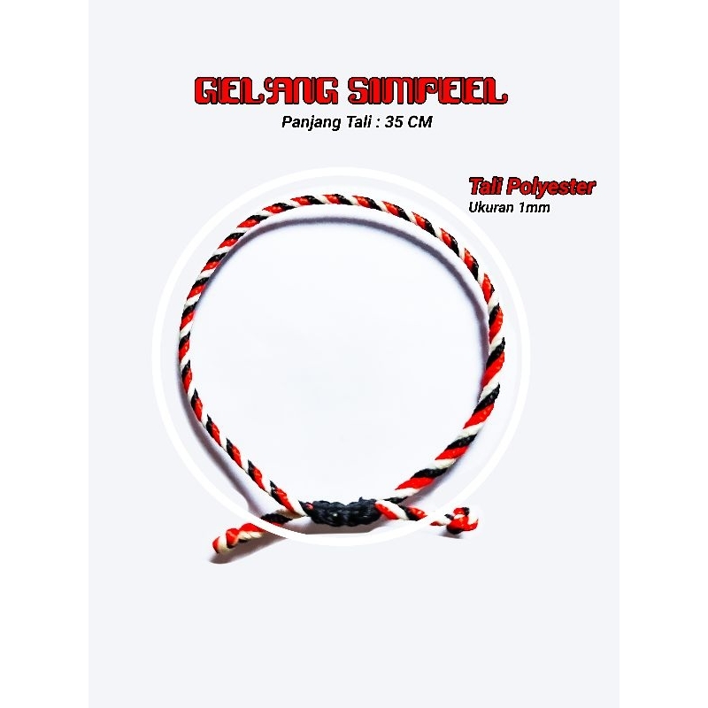 Gelang Tridatu Khas Bali Original - Gelang Tridatu - Gelang Khas Bali - Gelang Tali Khas Bali -  V 1