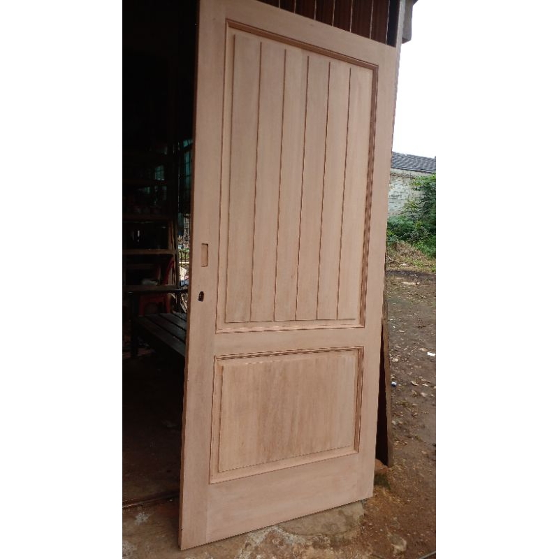 Daun Pintu Bahan Kayu Kamper Ukuran Standar