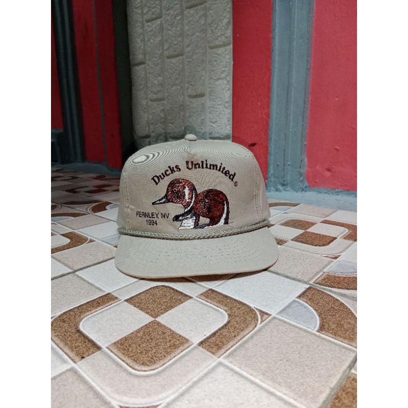 topi vintage golfer ropehate talikapal ducks unlimited