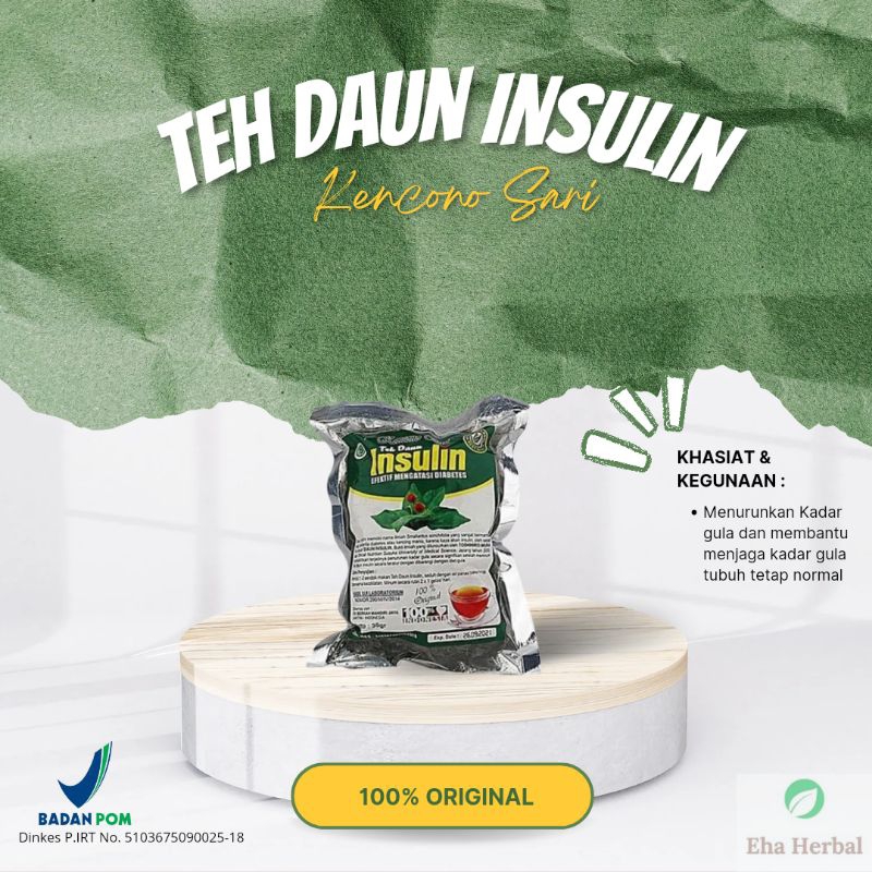 

Teh Daun Insulin Diabetes Kencono Sari
