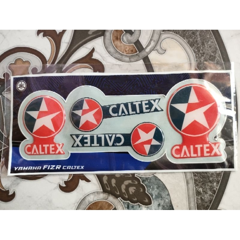 Stiker Emblem Fiz R Caltex Resin / emblem caltex yamah fiz r