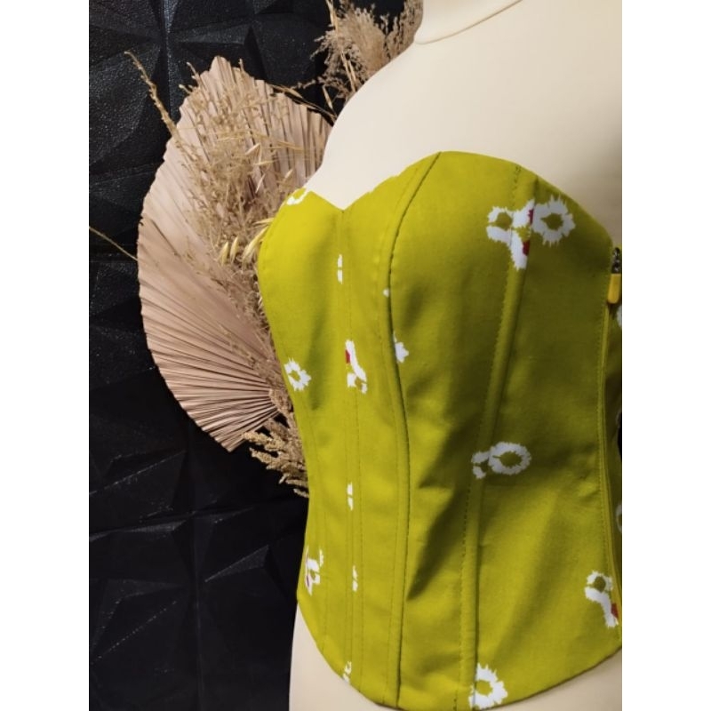 kamisol jumputan/longtorso/bustier/ batik cod murah/ iner kebaya