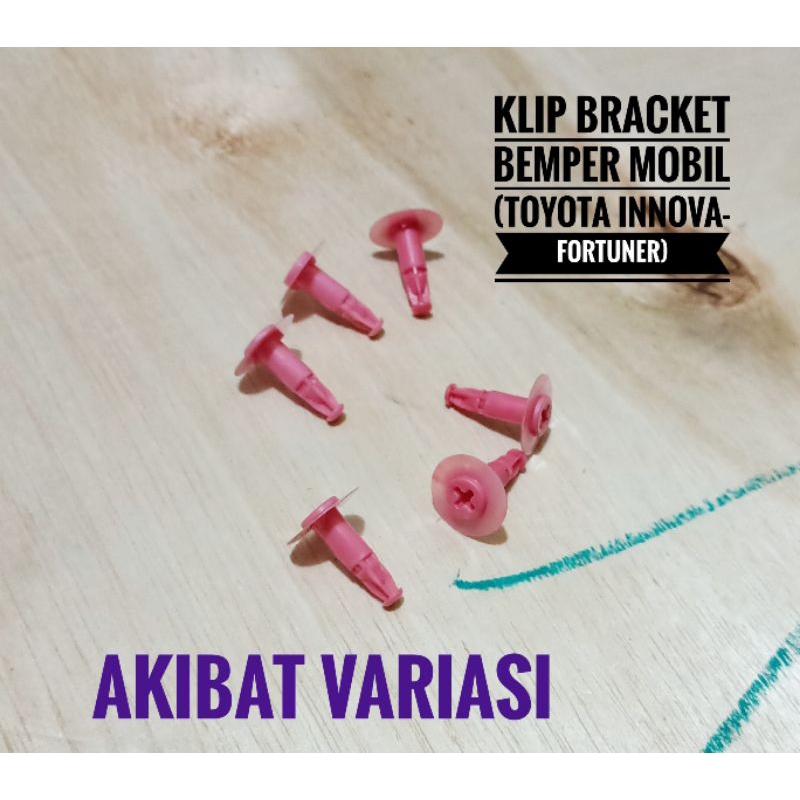 Klip Dudukan Bracket Bemper Mobil Innova Fortuner Hilux 2016 Kancing Bracket Bemper Toyota Innova Fo