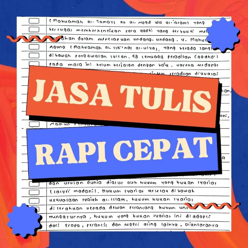 JASA JOKI TULIS TANGAN DAN KETIK PPT POWERPOINT