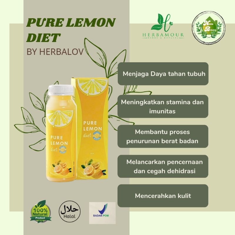 

Pure Lemon by Herbalov|100% Perasan Buah Lemon | Lemon Diet