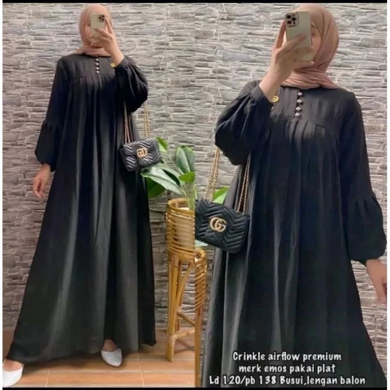 Emos Gamis Crinkle