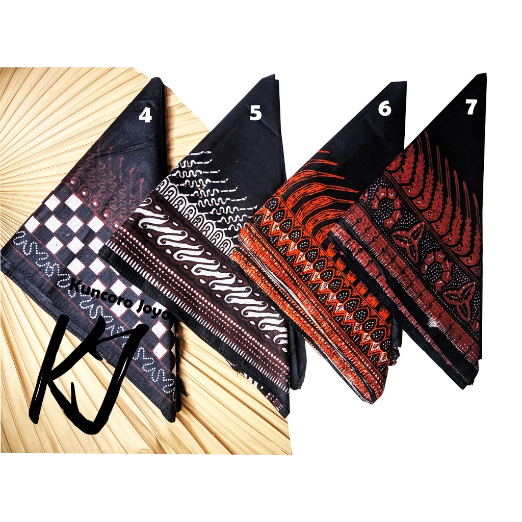 iket segitiga jawa udeng slayer batik