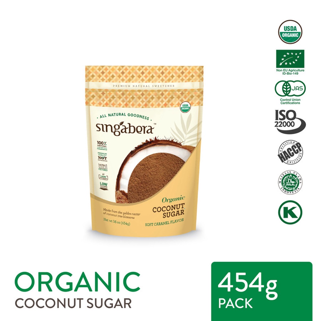 

Gula Kelapa Organik / Singabera Coconut Sugar / Certified Organic / Gula Low GI / Gula Diabetes