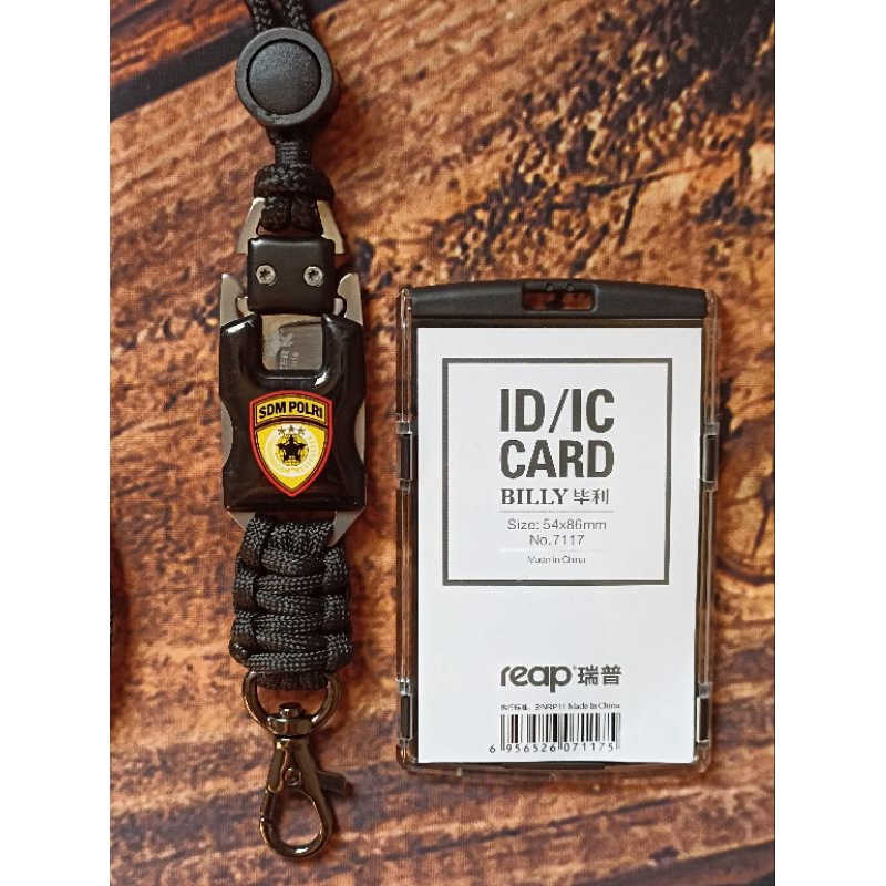 

TALI LANYARD ID CARD LOGO SDM POLRI