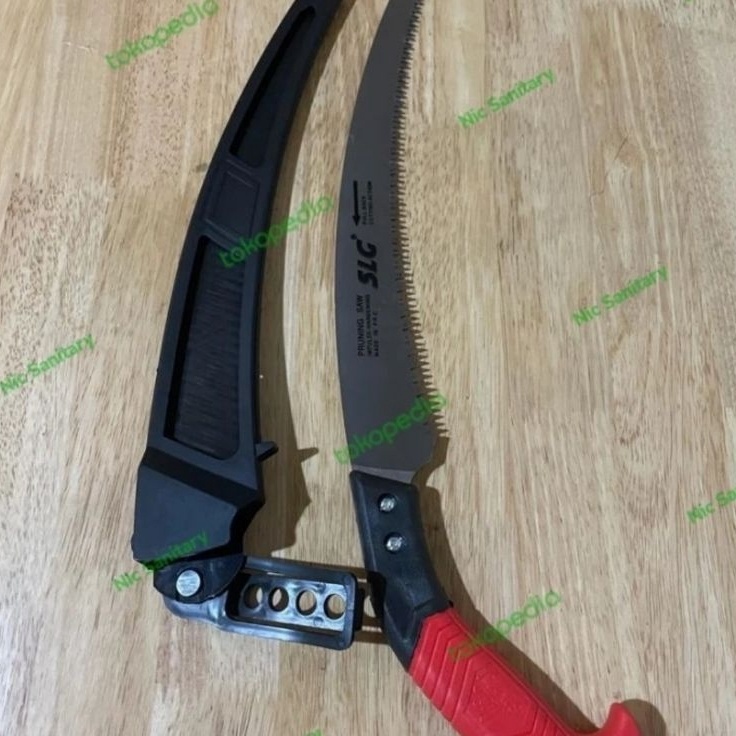 V44859 Gergaji kayu lengkung SOLIGEN 14 gergaji dahan ranting multifungsi SOLIGEN SLG