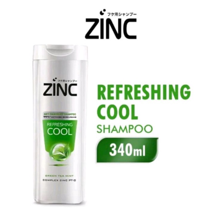 MEGA SALE ZINC SHAMPOO REFRESHING COOL 34ML BESAR
