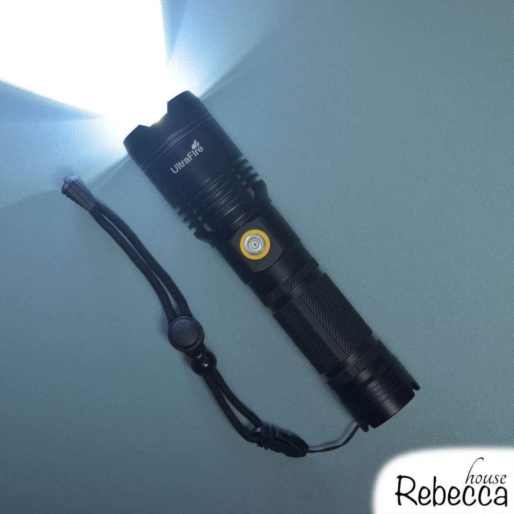 Senter LED XHP 70 ultrafire Cree Compact baterai 18650 26650 rechargeable