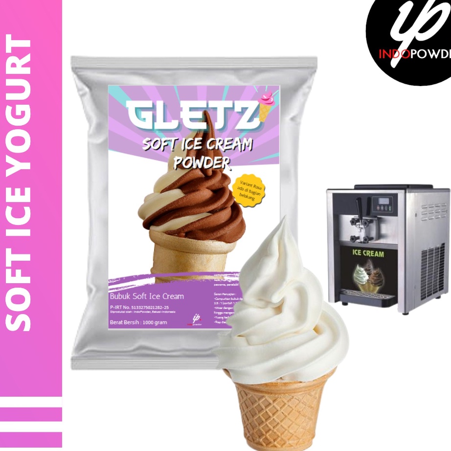 

DISKON SOFT ICE CREAM YOGURT 1Kg Bubuk Es Krim YOGURT Bubuk Es Krim SOFT ICE CREAM Powder 1Kg
