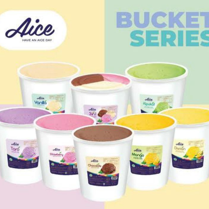 

COD NEWPRODUCT Es Krim Aice 8 Liter Bucket Ice Cream Aice 8Ltr