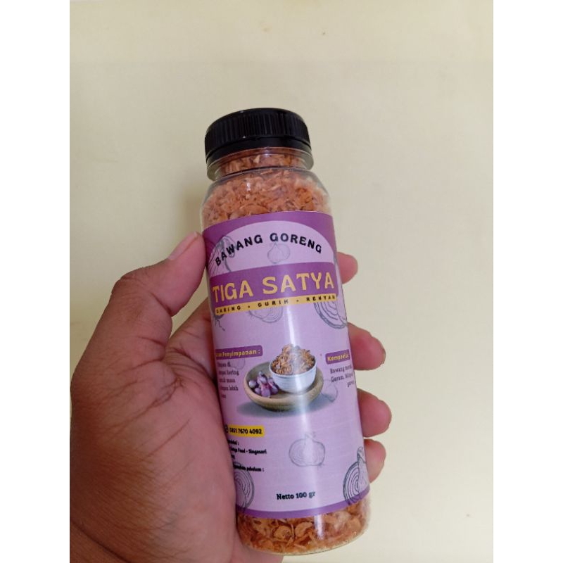 

Bawang Goreng Tiga Satya 100gr