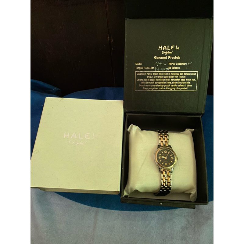 Preloved Jam Tangan Haley Wanita Used Like New Original