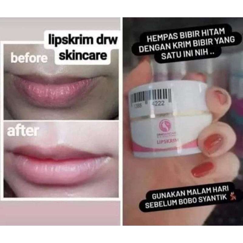 lips krim Drw skincare