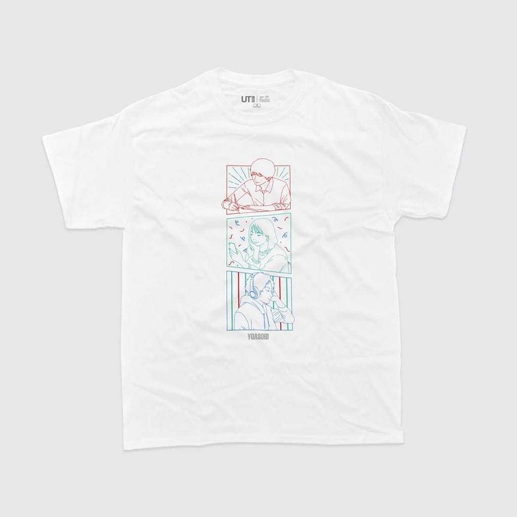 Tshirt Baju Kaos Distro Yoasobi X Uniqlo Japan | Tee UT 2023 RGB Sangenshoku Unisex