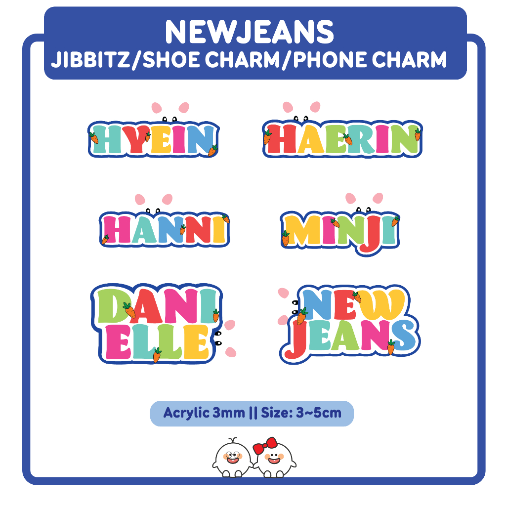 NewJeans Jibbitz/Shoe Charm/Phone Charm