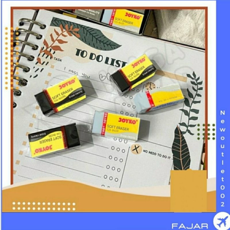 

Joyko Eraser 526 B40BL / Penghapus Joyko HItam/ Penghapus Pensil - Black
