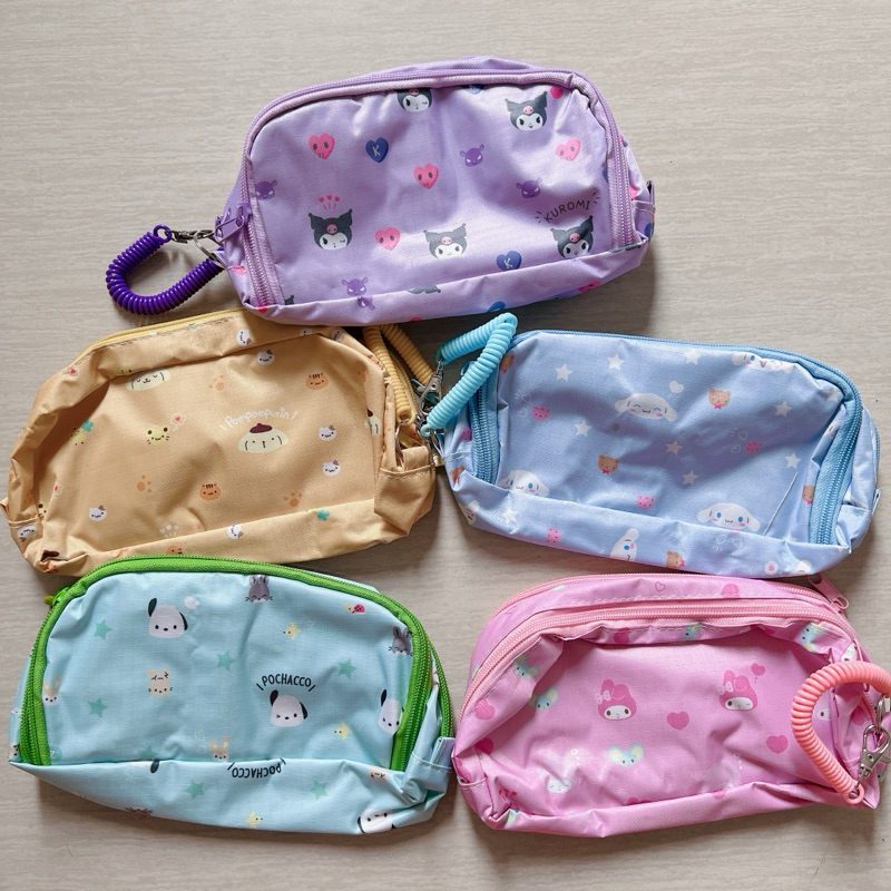 

[ READY STOCK ] Pompompurin / Kuromi / My melody / Pochacco / Cinnamoroll Pencil case / Tempat pensil anak Sanrio
