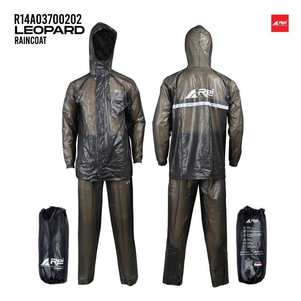 RAINCOAT / JAS HUJAN REI LEOPARD REI OUTDOORGEAR ORIGINAL
