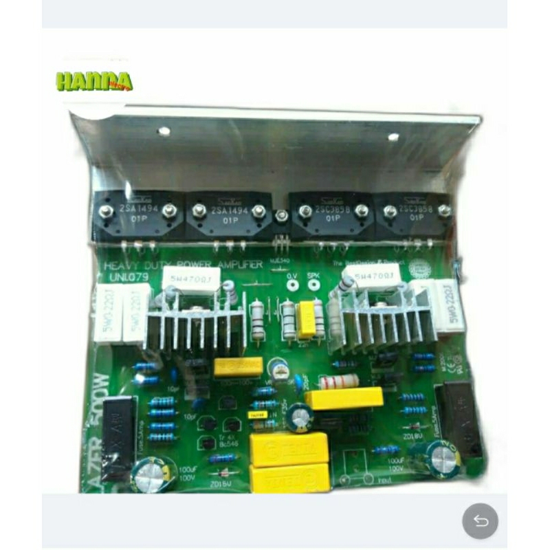 kit power amplifier mono 500 watt lazer tr sanken ori