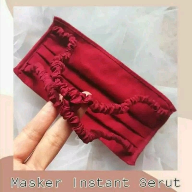 MASKER HIJAB SERUT/MASKER KAIN HIJAB