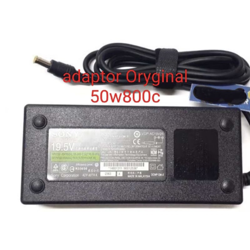 ADAPTOR REGULATOR LED TV SONY 19.5 V - 19.5V - 5.2A 5.2 A 50W800C. Rp350.000. ADAPTOR REGULATOR LED 