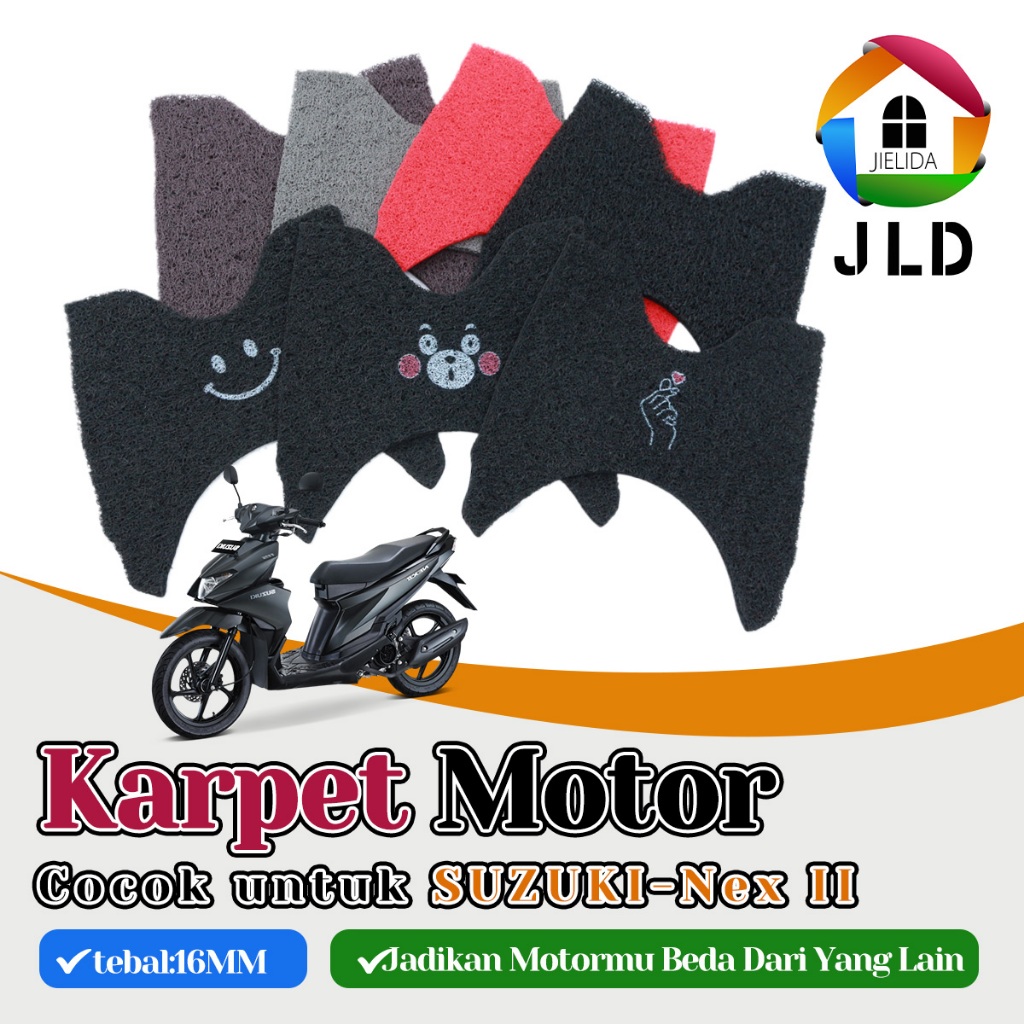 JieLiDa karpet Nex II karpet Suzuki Nex II karpet motor Suzuki Nex II Keset Nex II motif Print