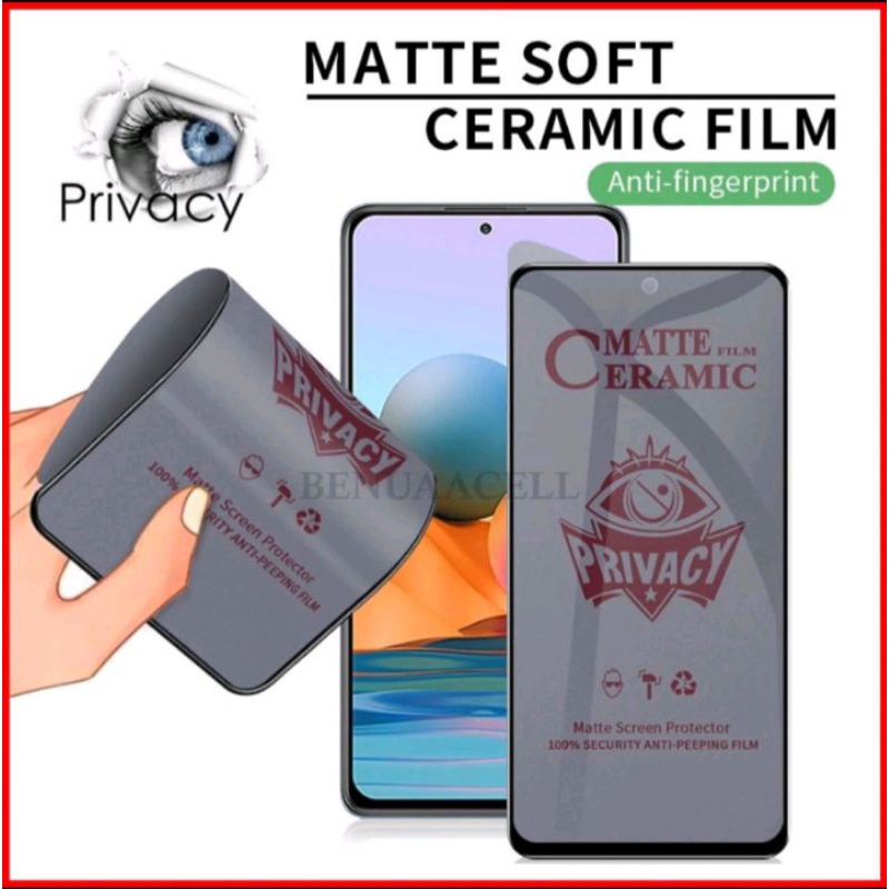 TG CERAMIC SPY MATTE ANTI GORES INFINIX SMART 8 PELINDUNG HAPE DEPAN