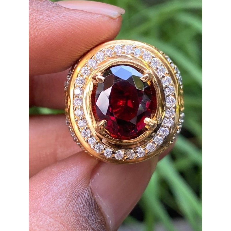 NATURAL PYROPE ALMANDITE GARNET / PYROPE ALMANDINE GARNET 5.40 Ct