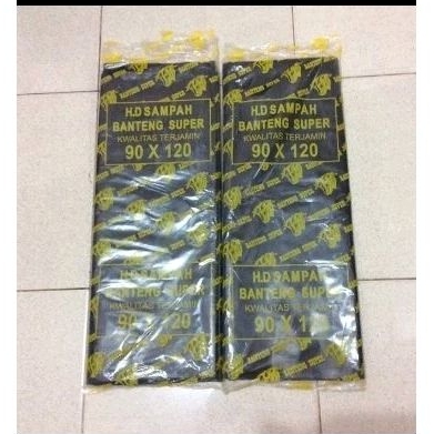 Plastik HD Sampah Banteng 90x120 (1KG)/ Plastik Sampah HD Besar Banteng Super