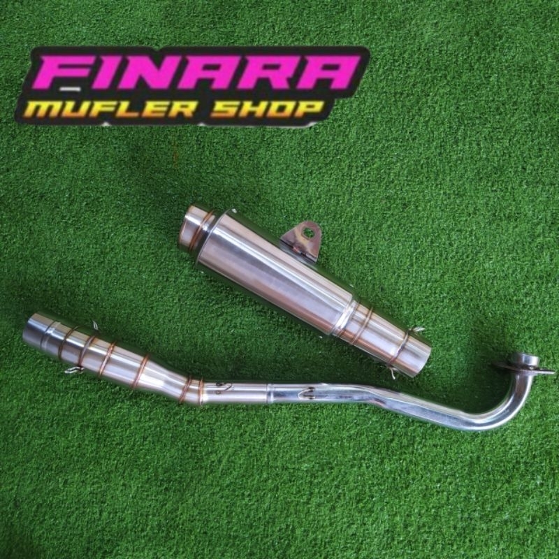 Knalpot Racing polos Model Mp2 Jupiter z / Vega R / Z1 / Supra / Supra x / Blade / Gren / Smash / Sh