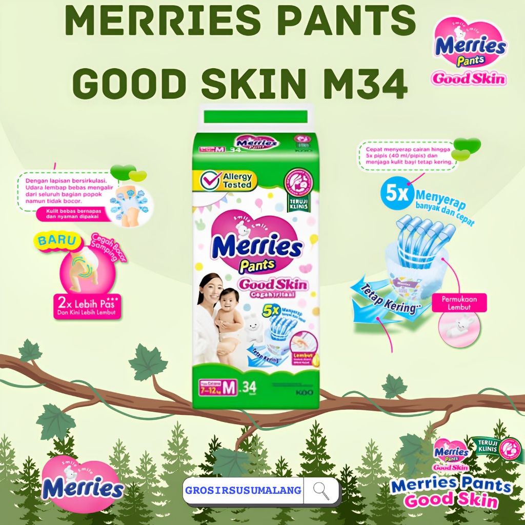 Merries Pants Goods Skin