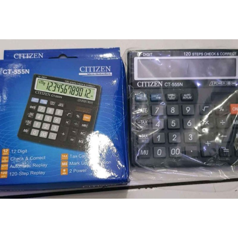 kalkulator citizen 12 digit Ct 555 N