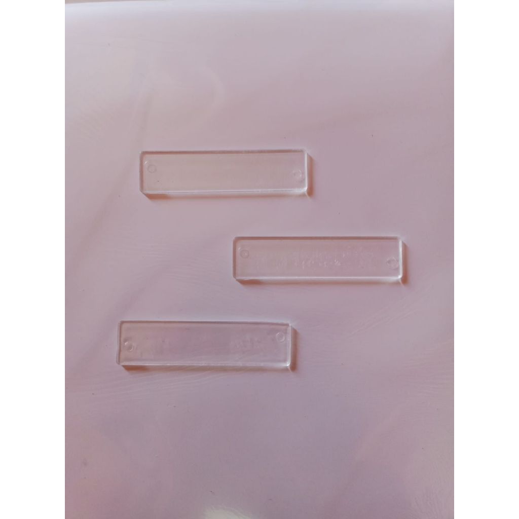 

plat name tag insert paper