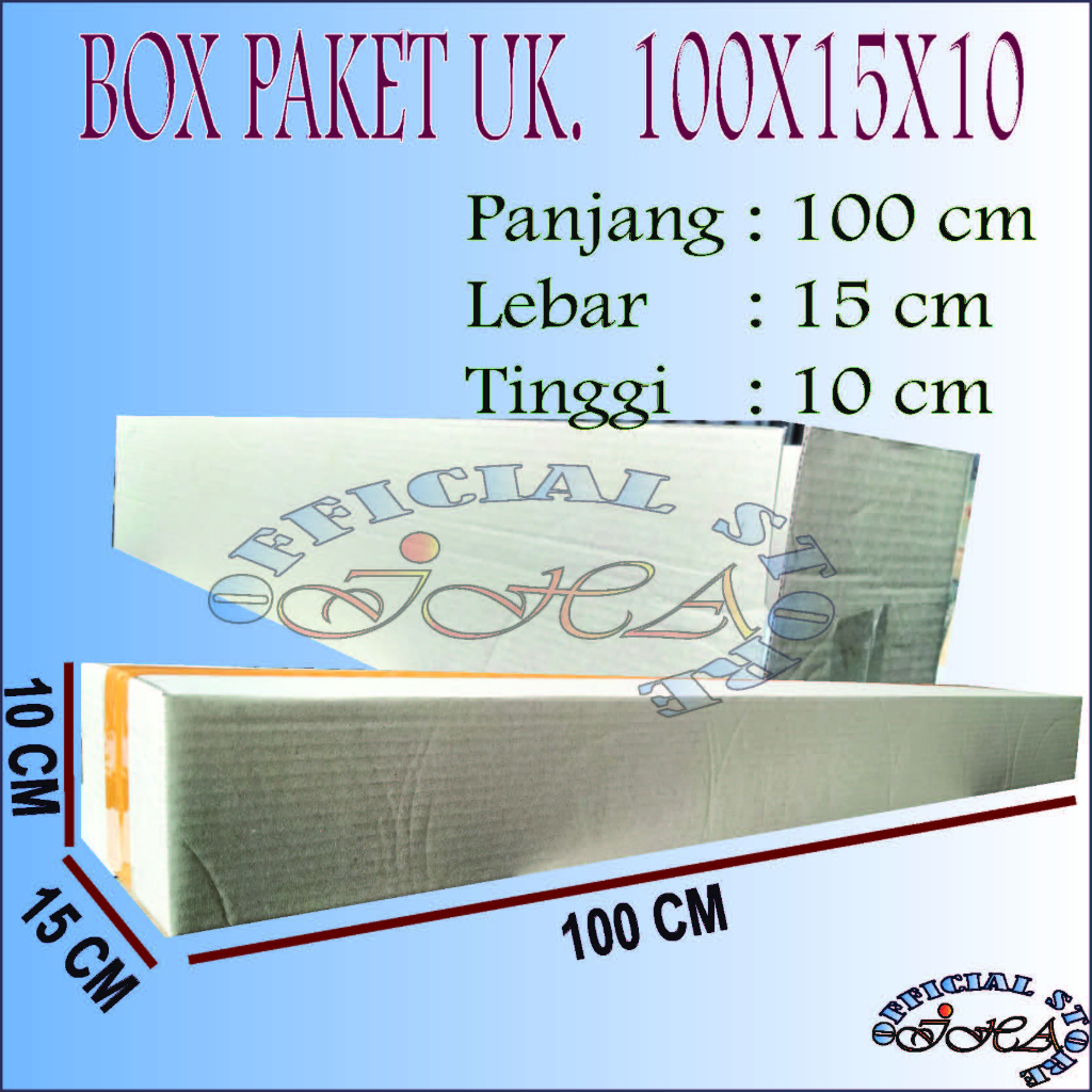 

Kardus packing uk. 100x15x10 box paket online murah packaging