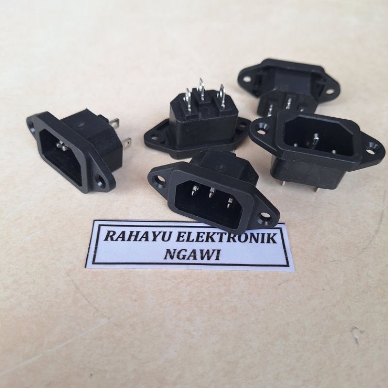Soket AC In Box Power 3 Pin - Soket AC komputer - Soket AC Power - AC IN